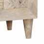 Mesa de Noche Beige 50 x 33 x 60 cm madera maciza de mango
