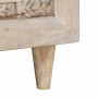 Mesa de Café Beige 100 x 54 x 40 cm madera maciza de mango