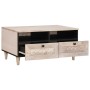 Mesa de Café 80 x 54 x 40 cm madera maciza de mango