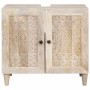 Gabinete de Baño 62 x 33 x 58 cm Madera Sólida de Mango