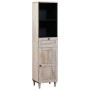 Gabinete de Baño con cajón con puerta Blanco 38 x 33.5 x 160 cm
