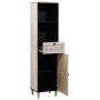 Gabinete de Baño con cajón con puerta Blanco 38 x 33.5 x 160 cm