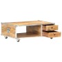 Solid raw mango wood coffee table 89x59x33 cm by vidaXL, Coffee table - Ref: Foro24-323408, Price: 118,35 €, Discount: %
