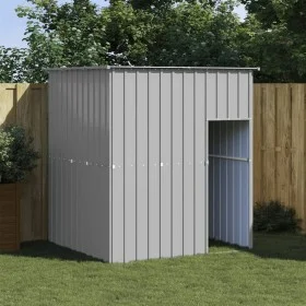 Caseta perros tejado acero galvanizado gris claro 165x153x181cm by vidaXL, Dog kennels - Ref: Foro24-172364, Price: 253,06 €,...