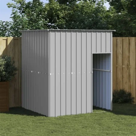 Caseta perros tejado acero galvanizado gris claro 165x153x181cm von vidaXL, Hundehütten - Ref: Foro24-172364, Preis: 253,06 €...