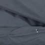 Anthrazitgraue Baumwoll-Bettbezug-Set 200x200 cm von vidaXL, Bettbezüge - Ref: Foro24-136088, Preis: 32,92 €, Rabatt: %