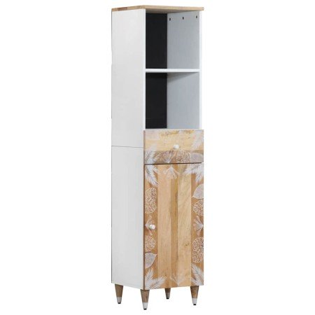 Mueble de baño madera maciza de mango 38x33,5x160 cm en Muebles de baño | Comprar online en Foro24