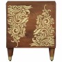 Armario de Noche 2 pcs Marrón miel 40 x 33 x 46 cm