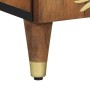 Vitrina Marrón 60 x 33.5 x 75 cm Madera maciza de Mango