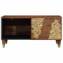 Mesa de Café Marrón miel 80 x 50 x 40 cm madera maciza de mango