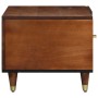Mesa de Café Marrón miel 80 x 50 x 40 cm madera maciza de mango