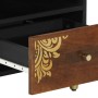 Armario de Noche con cajón 2 pcs Marrón miel 40 x 33 x 46 cm