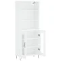 Hohes weißes Sperrholz-Sideboard 69,5 x 34 x 180 cm von vidaXL, Sideboards - Ref: Foro24-3189309, Preis: 132,54 €, Rabatt: %