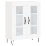 Hohes weißes Sperrholz-Sideboard 69,5 x 34 x 180 cm von vidaXL, Sideboards - Ref: Foro24-3189309, Preis: 132,54 €, Rabatt: %