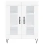 Hohes weißes Sperrholz-Sideboard 69,5 x 34 x 180 cm von vidaXL, Sideboards - Ref: Foro24-3189309, Preis: 132,54 €, Rabatt: %