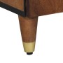 Vitrina Marrón miel 38 x 33.5 x 160 cm Madera maciza de Mango