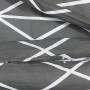 Graues Bettbezug-Set aus Baumwolle, 135 x 200 cm von vidaXL, Bettbezüge - Ref: Foro24-136053, Preis: 20,11 €, Rabatt: %