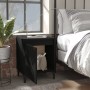 Mesitas de noche con patas de metal negro 40x30x50 cm de vidaXL, Mesitas de noche - Ref: Foro24-805836, Precio: 61,27 €, Desc...