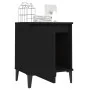 Nachttische mit schwarzen Metallbeinen 40x30x50 cm von vidaXL, Nachttische - Ref: Foro24-805836, Preis: 60,66 €, Rabatt: %