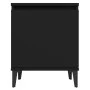 Nachttische mit schwarzen Metallbeinen 40x30x50 cm von vidaXL, Nachttische - Ref: Foro24-805836, Preis: 60,66 €, Rabatt: %