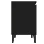Nachttische mit schwarzen Metallbeinen 40x30x50 cm von vidaXL, Nachttische - Ref: Foro24-805836, Preis: 60,66 €, Rabatt: %