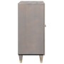 Vitrina Gris y dorado 60 x 33.5 x 75 cm Madera maciza de Mango