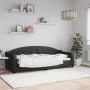 Black fabric sofa bed 80x200 cm by vidaXL, Beds and slatted bases - Ref: Foro24-354180, Price: 186,38 €, Discount: %