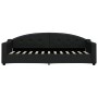 Black fabric sofa bed 80x200 cm by vidaXL, Beds and slatted bases - Ref: Foro24-354180, Price: 186,38 €, Discount: %