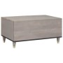 Mesa de Café Gris 80 x 50 x 40 cm madera maciza de mango