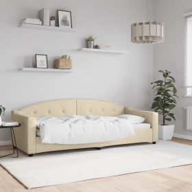 Schlafsofa aus cremefarbenem Stoff, 80 x 200 cm von vidaXL, Betten und Lattenroste - Ref: Foro24-354182, Preis: 187,99 €, Rab...