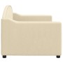 Schlafsofa aus cremefarbenem Stoff, 80 x 200 cm von vidaXL, Betten und Lattenroste - Ref: Foro24-354182, Preis: 187,99 €, Rab...