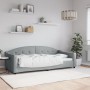 Hellgraues Schlafsofa aus Stoff, 90 x 200 cm von vidaXL, Betten und Lattenroste - Ref: Foro24-354183, Preis: 192,86 €, Rabatt: %