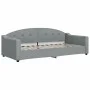 Light gray fabric sofa bed 90x200 cm by vidaXL, Beds and slatted bases - Ref: Foro24-354183, Price: 188,89 €, Discount: %