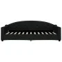 Black fabric sofa bed 90x200 cm by vidaXL, Beds and slatted bases - Ref: Foro24-354185, Price: 189,89 €, Discount: %