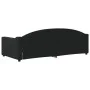 Black fabric sofa bed 90x200 cm by vidaXL, Beds and slatted bases - Ref: Foro24-354185, Price: 189,89 €, Discount: %