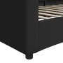 Black fabric sofa bed 90x200 cm by vidaXL, Beds and slatted bases - Ref: Foro24-354185, Price: 189,89 €, Discount: %