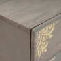 Armario de Noche Gris 50 x 33 x 62 cm madera maciza de mango