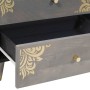 Armario de Noche Gris 50 x 33 x 62 cm madera maciza de mango
