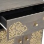 Armario de Noche Gris 50 x 33 x 60 cm madera maciza de mango