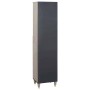 Vitrina Gris 38 x 33.5 x 160 cm Madera maciza de Mango