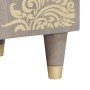 Vitrina Gris 38 x 33.5 x 160 cm Madera maciza de Mango