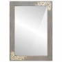 Espejo de baño con espejo Gris y Plata 50 x 70 x 3 cm