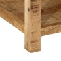 Mesita de noche madera maciza de mango 40x40x50 cm