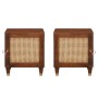 Mesas de noche 2 pcs 40 x 33.5 x 46 cm
