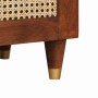 Vitrina Marrón 60 x 33.5 x 75 cm madera maciza de mango