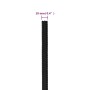 Deep black polypropylene boat rope 10 mm 25 m by vidaXL, Ropes and metal cords - Ref: Foro24-152506, Price: 18,23 €, Discount: %