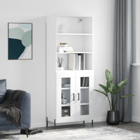 Aparador alto madera contrachapada blanco 69,5x34x180 cm von vidaXL, Sideboards - Ref: Foro24-3189325, Preis: 149,68 €, Rabat...