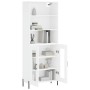 Aparador alto madera contrachapada blanco 69,5x34x180 cm von vidaXL, Sideboards - Ref: Foro24-3189325, Preis: 149,57 €, Rabat...