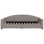 Taupe gray fabric sofa bed 90x200 cm by vidaXL, Beds and slatted bases - Ref: Foro24-354186, Price: 192,45 €, Discount: %