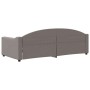 Taupe gray fabric sofa bed 90x200 cm by vidaXL, Beds and slatted bases - Ref: Foro24-354186, Price: 192,45 €, Discount: %